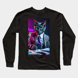 Business Cat 1 Long Sleeve T-Shirt